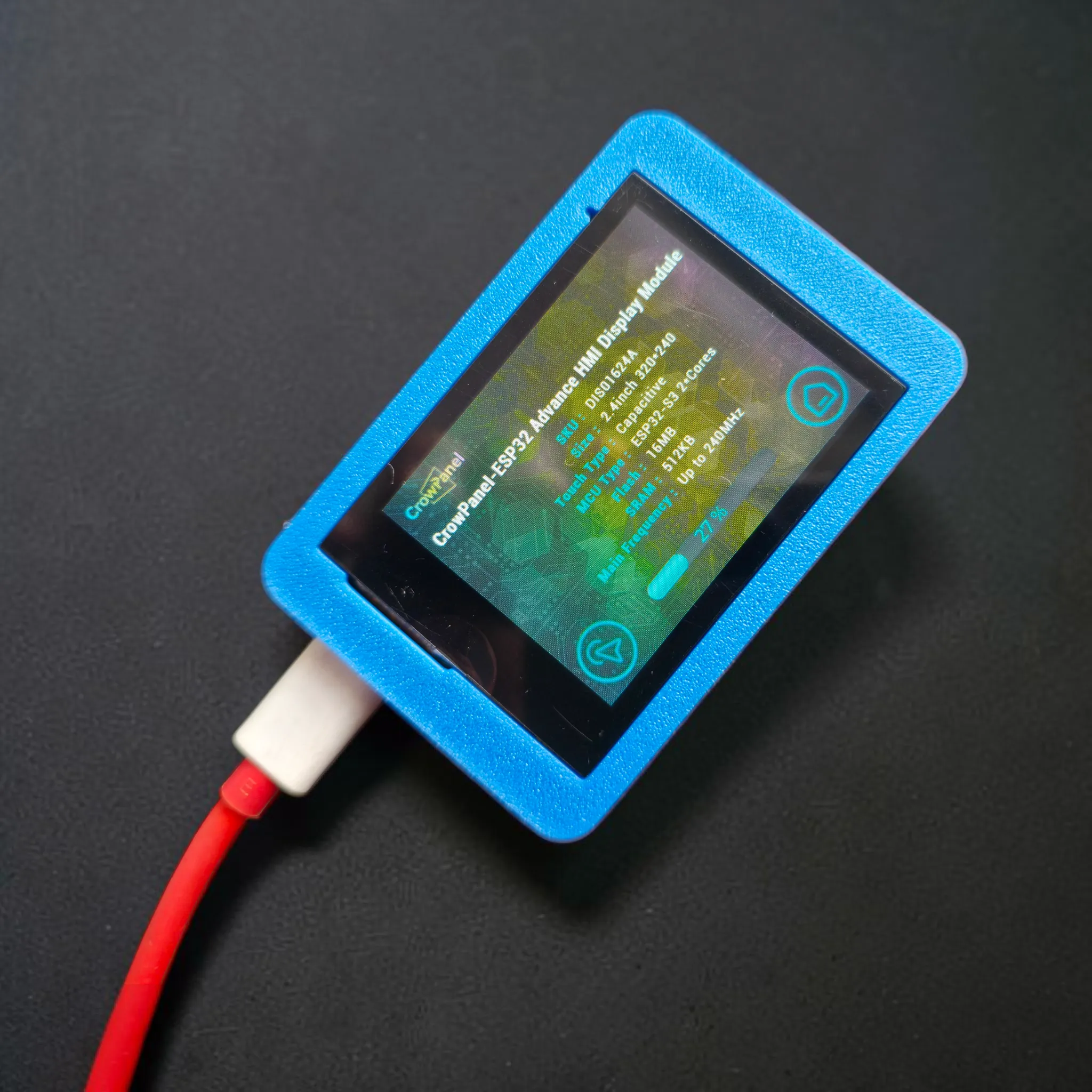 Elecrow CorwPanel ESP32 2.4" Advance Series (Display SKU: DIS01624A) Display 3D Printed Enclosure image 1