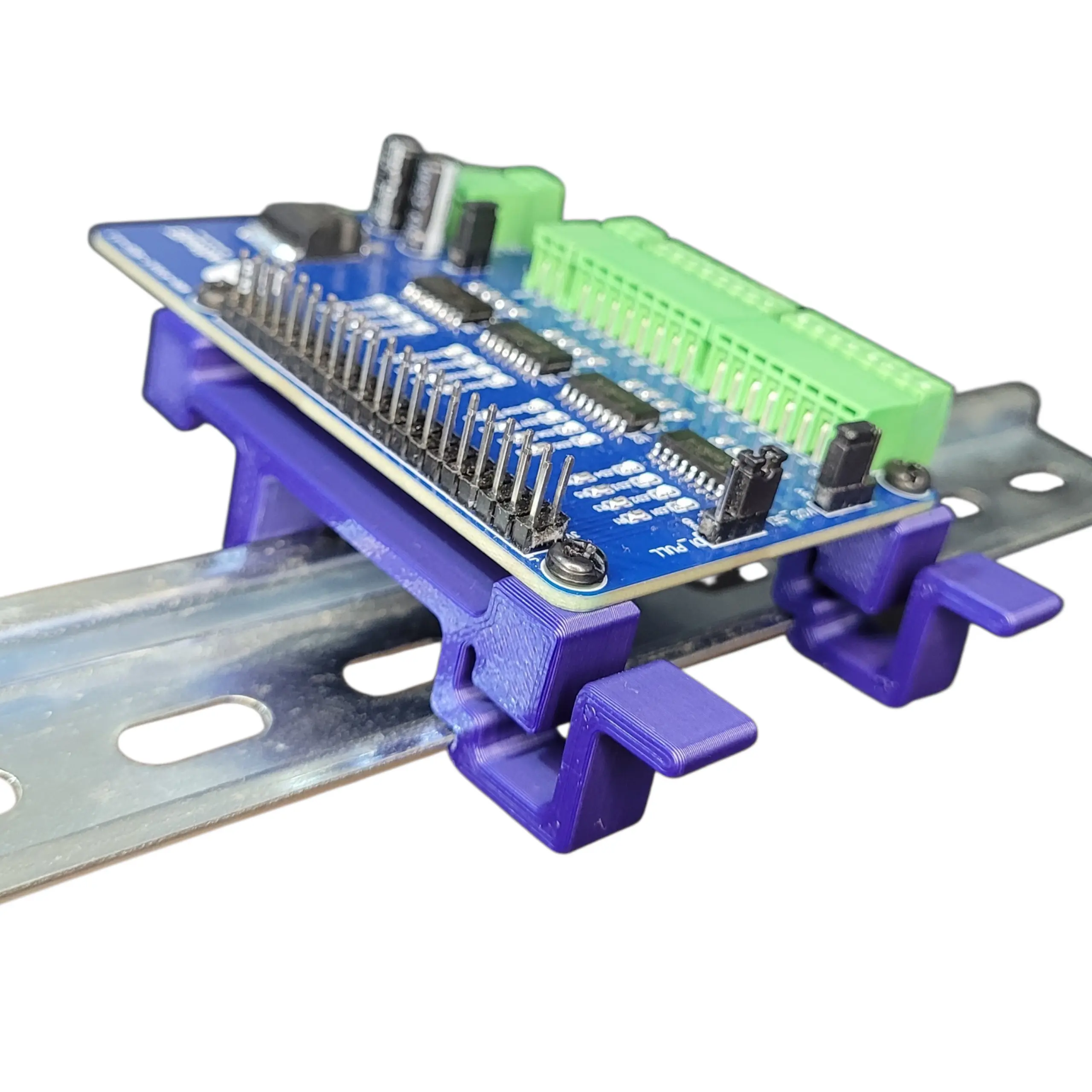 Raspberry Pi DIN Rail Mount Brackets (Set of 5) image 1